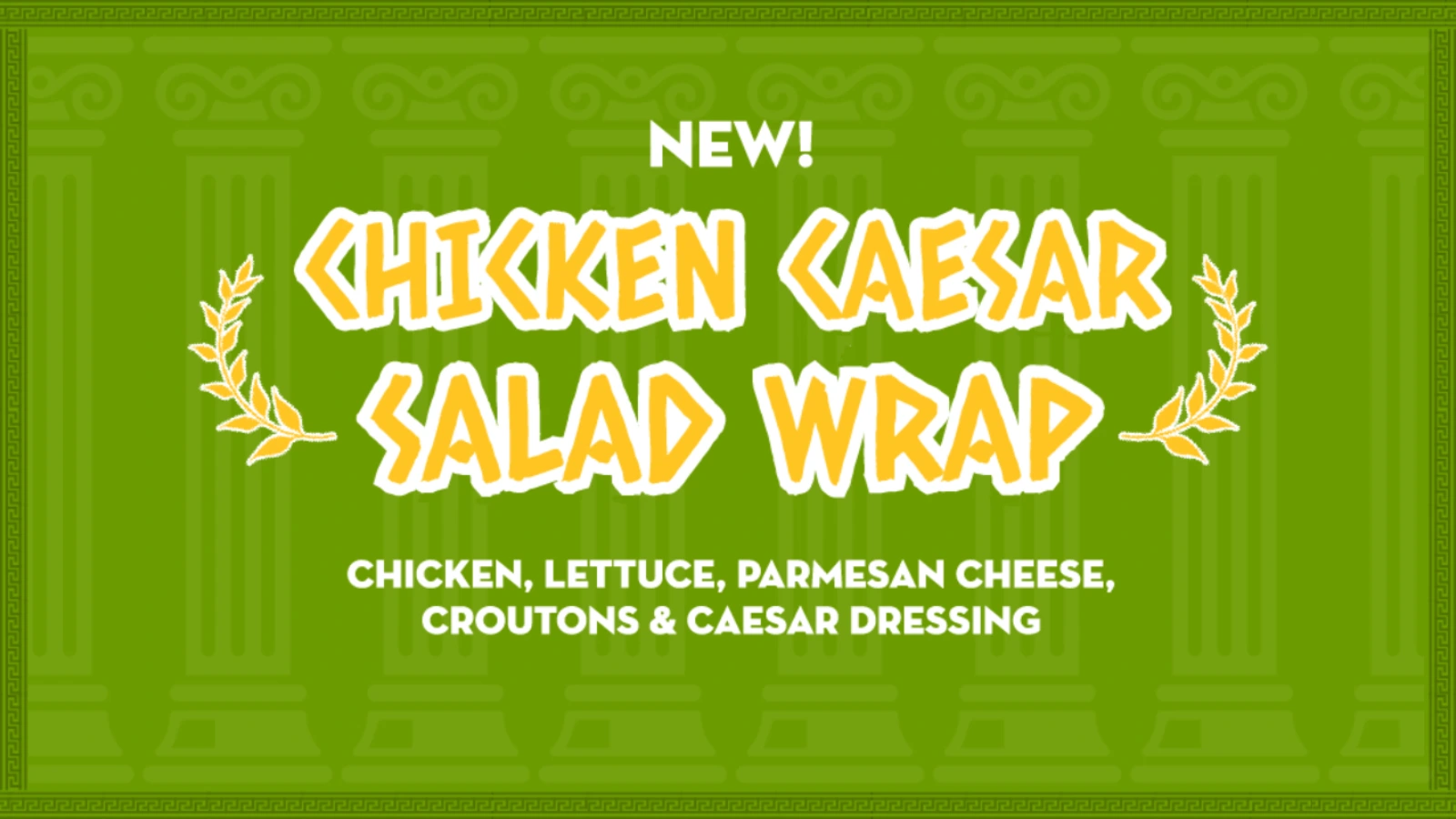 chicken caesar wrap
